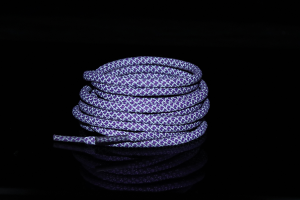 Lilac Purple Reflective Rope Laces
