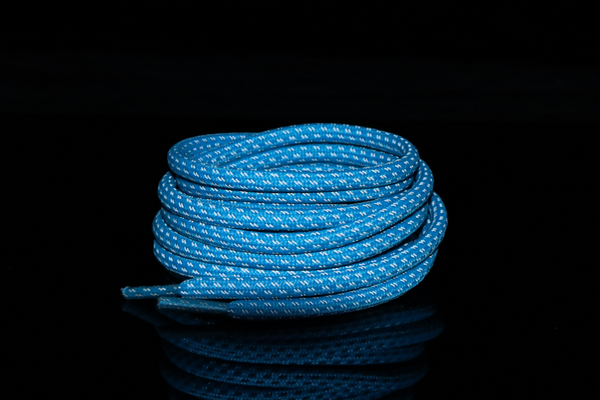 Electric Blue Reflective Rope Laces
