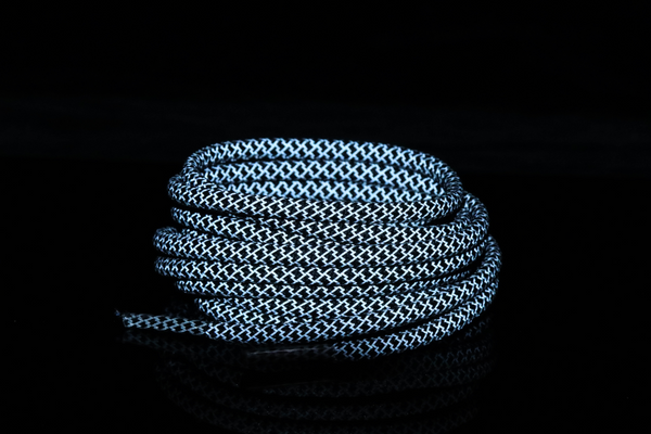 Street Black Reflective Rope Laces