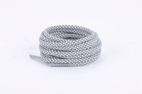 Pure White Reflective Rope Laces