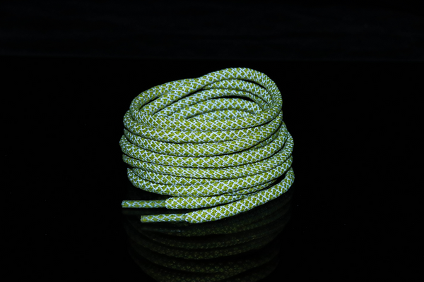 Lightning Yellow Reflective Rope Laces