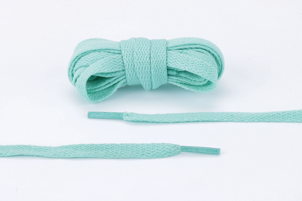 Half Baked Teal Flat Laces