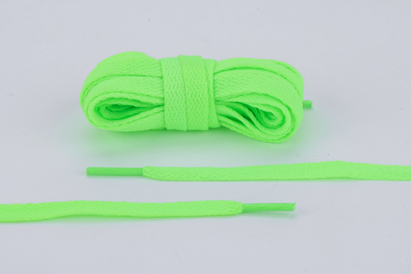 Highlighter Green Flat Laces