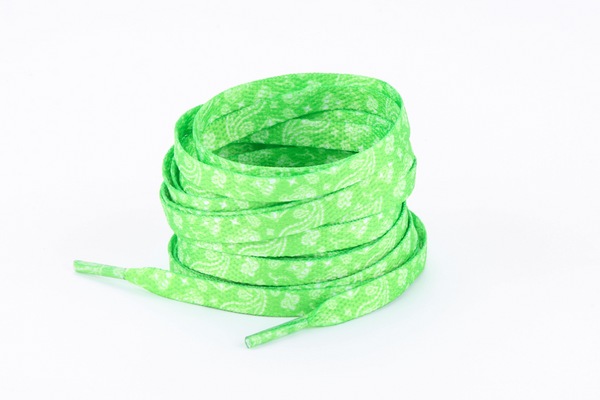 Green Paisley Flyy Laces